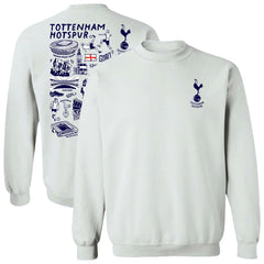 Tottenham Hotspur Vive La Fete Women's Impressions Artwork Pullover Sweatshirt