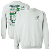 Mexico National Team Vive La Fete Women's Impressions Artwork Pullover Sweatshirt