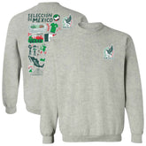Mexico National Team Vive La Fete Women's Impressions Artwork Pullover Sweatshirt