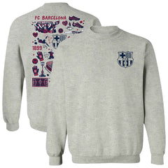 Barcelona Vive La Fete Women's Impressions Artwork Pullover Sweatshirt