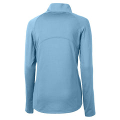 Powder Blue St. Louis Cardinals Cutter & Buck Women's Raglan Adapt Eco Knit Stretch Recycled Half-Zip Top