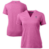 Light Pink Philadelphia Phillies Cutter & Buck Forge Heathered Stretch Blade Top