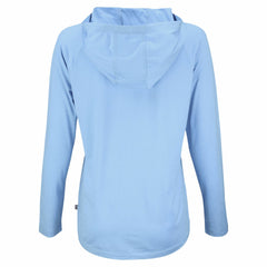 Powder Blue Milwaukee Brewers Cutter & Buck Women's Coastline Epic Comfort Eco Recycled Long Sleeve Hoodie T-Shirt