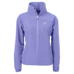 Lavender Los Angeles Dodgers Cutter & Buck Women's Charter Eco Recycled Full-Zip Jacket