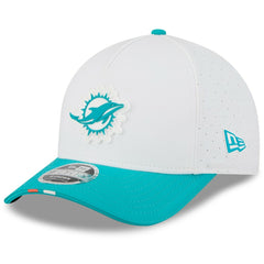 Youth 2025 NFL Training Camp A-Frame 9FORTY Adjustable Hat - Miami Dolphins Hats