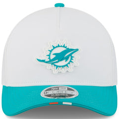 Youth 2025 NFL Training Camp A-Frame 9FORTY Adjustable Hat - Miami Dolphins Hats