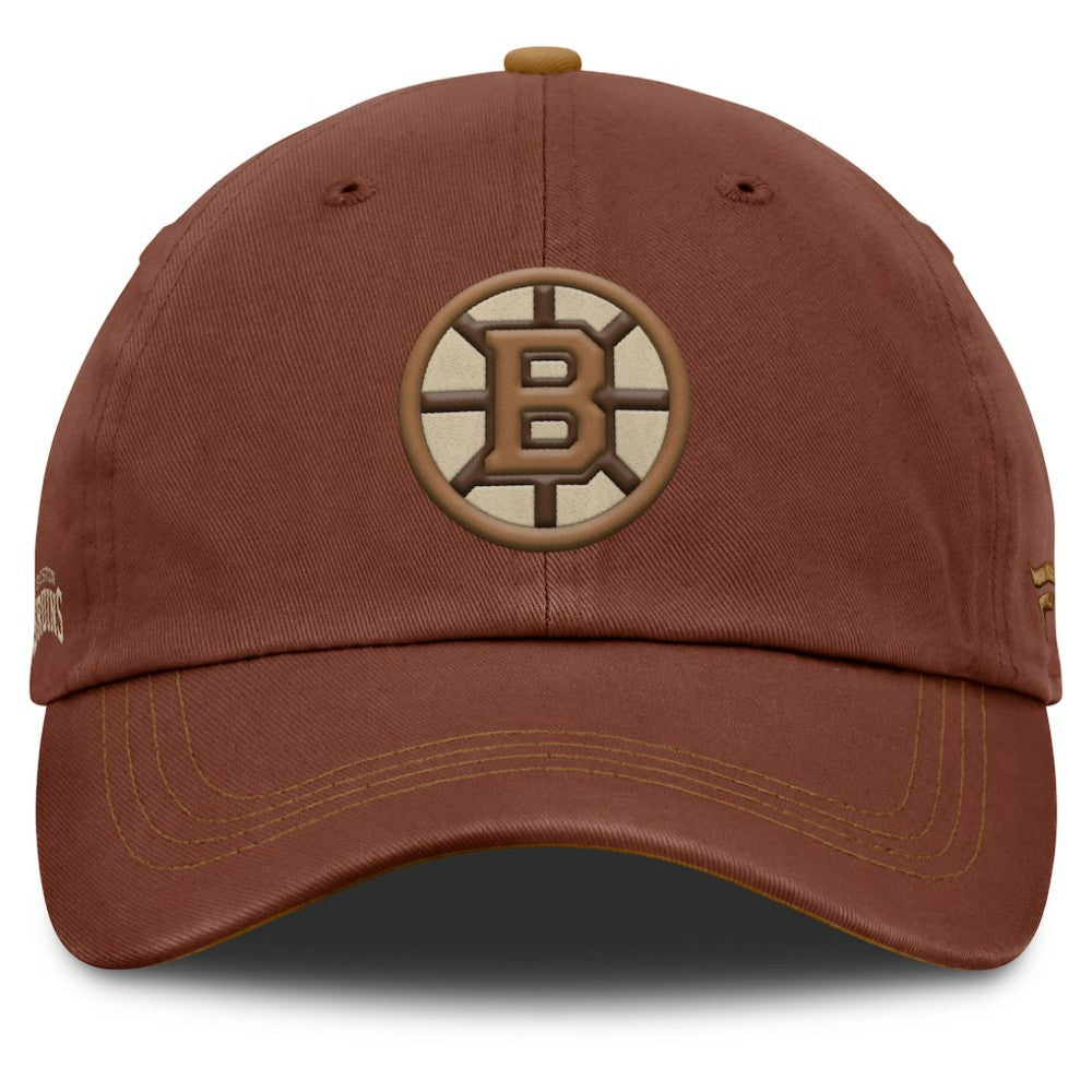 NHL Boston Bruins Fanatics Fall Leaves Timber Adjustable Hat