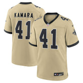 Alvin Kamara Youth Gameday Golds Alternate Game Player Jersey - New Orleans Saints Jerseys