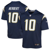 Justin Herbert Youth Alternate Super Chargers Game Player Jersey - Los Angeles Chargers Jerseys