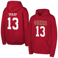 Brock Purdy Outerstuff Mainliner Player Name & Number Hoodie - San Francisco 49ers Hoodies