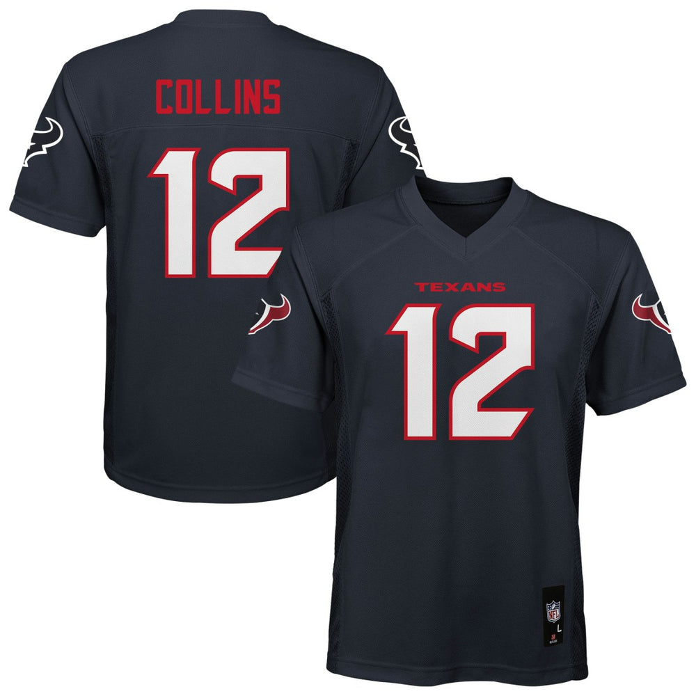 Nico Collins Youth Replica Player Jersey - Houston Texans Jerseys