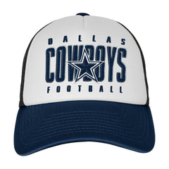 Outerstuff Youth Essentials Trucker Adjustable Hat - Dallas Cowboys Hats