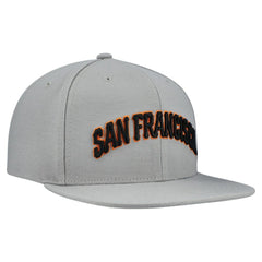 Gray San Francisco Giants Mitchell & Ness Cooperstown Collection Basic Flip Snapback Hat