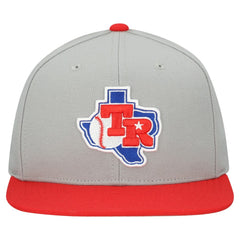 Gray Texas Rangers Mitchell & Ness Cooperstown Collection Basic Flip Snapback Hat