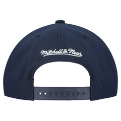 Navy Houston Astros Mitchell & Ness Cooperstown Collection Basic Flip Snapback Hat