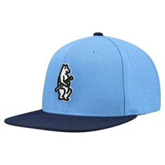 Light Blue Chicago Cubs Mitchell & Ness Cooperstown Collection Basic Flip Snapback Hat