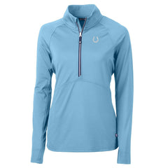 Cutter & Buck Women's Adapt Eco Knit Stretch Recycled Half-Zip Top - Indianapolis Colts Tops