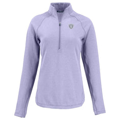 Cutter & Buck Women's Peshastin Eco Fleece Recycled Half-Zip Top - Las Vegas Raiders Tops