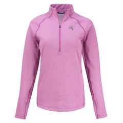 Cutter & Buck Women's Peshastin Eco Fleece Recycled Half-Zip Top - Tampa Bay Buccaneers Tops