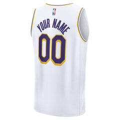 Fanatics Los Angeles Lakers Youth Fast Break Custom Replica Jersey