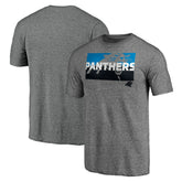 Square Off Tri-Blend T-Shirt - Carolina Panthers T-shirts