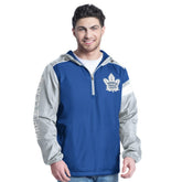 NHL Toronto Maple Leafs G-III Sports by Carl Banks Lateral Half-Zip Hoodie Jacket
