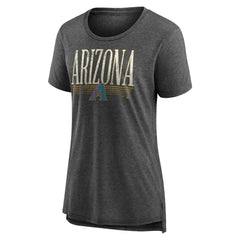 Gray Arizona Diamondbacks Women's Toppler Tri-Blend T-Shirt
