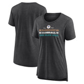Gray Arizona Diamondbacks Women's Power Swing Tri-Blend T-Shirt