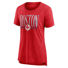 Red Boston Red Sox Women's Toppler Tri-Blend T-Shirt