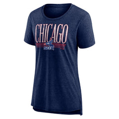 Navy Chicago White Sox Women's Toppler Tri-Blend T-Shirt