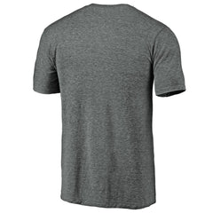 Heather Gray Cincinnati Reds Weathered Official Logo Tri-Blend T-Shirt