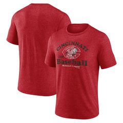 Red Cincinnati Reds Our Game Tri-Blend T-Shirt