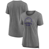 Gray Colorado Rockies Women's Selected First Tri-Blend T-Shirt