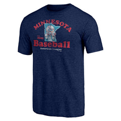 Navy Minnesota Twins Our Game Tri-Blend T-Shirt