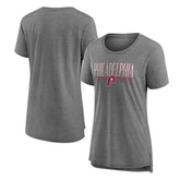 Gray Philadelphia Phillies Women's Toppler Tri-Blend T-Shirt