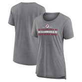 Gray Philadelphia Phillies Women's Power Swing Tri-Blend T-Shirt
