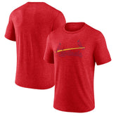 Red St. Louis Cardinals Cooperstown Series Sweep Tri-Blend T-Shirt