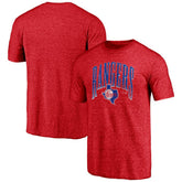 Red Texas Rangers Line Corps Tri-Blend T-Shirt