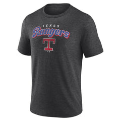 Charcoal Texas Rangers Wonderment Tri-Blend T-Shirt