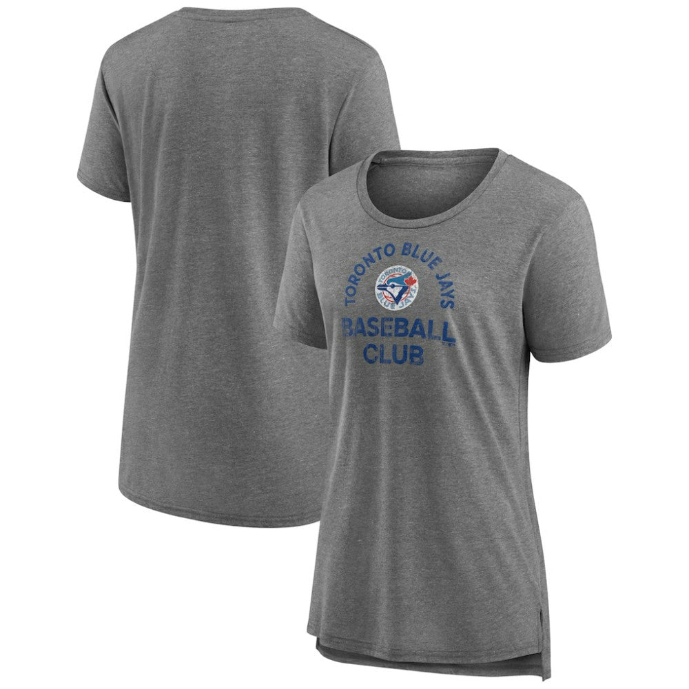 Gray Toronto Blue Jays Women's Selected First Tri-Blend T-Shirt