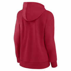 Red Arizona Diamondbacks Women's Distressed Team Pullover Hoodie