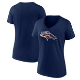 Women's Mexico Bronco V-Neck T-Shirt - Denver Broncos T-shirts