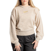 Natural Los Angeles Dodgers Lusso Women's Beatriz Cashmere Pullover Hoodie