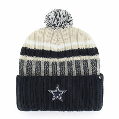 '47 Long Range Cuffed Knit Hat with Pom - Dallas Cowboys Hats