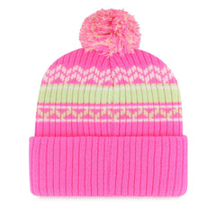 '47 Girls Youth Polar Vortex Cuffed Knit Hat with Pom - Dallas Cowboys Hats