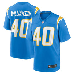 Kendall Williamson Team Game Jersey - Los Angeles Chargers Jerseys