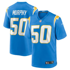 Caleb Murphy Team Game Jersey - Los Angeles Chargers Jerseys