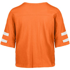 '47 Women's Premier Scout Cropped V-Neck T-Shirt - Cleveland Browns T-shirts
