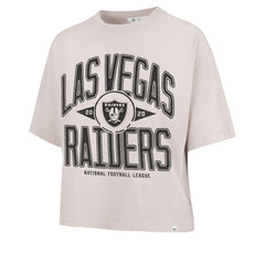 '47 Women's Cropped Windthrow Ravine T-Shirt - Las Vegas Raiders T-shirts