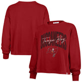 '47 Women's Muse Sydney Long Sleeve Cropped T-Shirt - Tampa Bay Buccaneers T-shirts